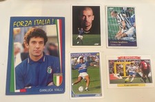 Lotto 5 Cartolina + Figurine