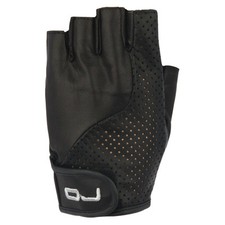 Guanti pelle mezze dita nero