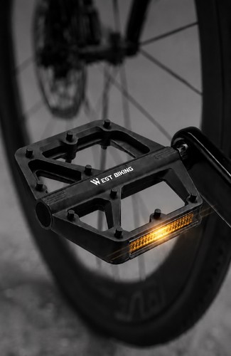 Pedali bici nylon leggero - pedali,