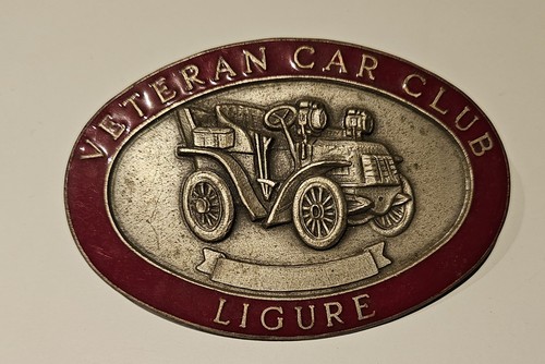 Auto epoca medaglia piastra - d'epoca,