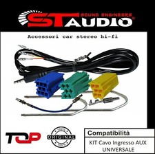 CAVO AUX INGRESSO AUTO RADIO ORIGINALE E UNIVERSALI PER TUTTE LE MACCHINE CAMPER