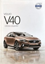 Volvo V40 CROSS COUNTRY depliant brochure depliant 2014