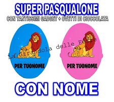 RE LEONE SUPER PASQUALONE SORPRESONE UOVO DI PASQUA CONTENITORE PER BAMBINO