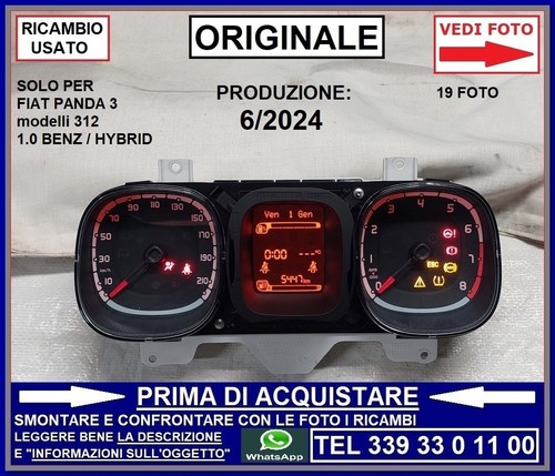Quadro strumenti conta - quadro, fiat