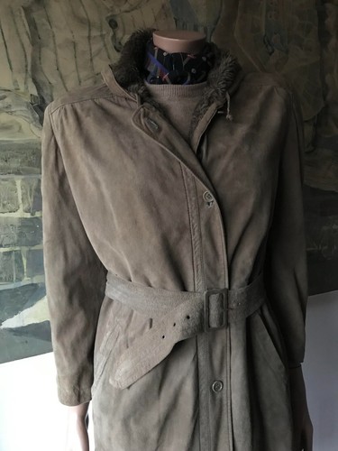 Cappotto pelle camoscio - cappotto,