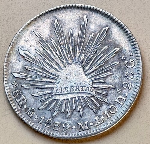 Reales real 1839 messico - 8, ml