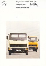 MERCEDES Cantieri Camion 6.5 13 T Tonnellata 709 1320 Brochure Brochure 1988 13