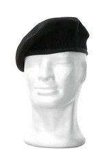 BASCO MILITARE NERO CON BORDO