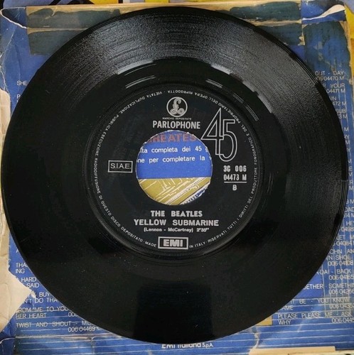 Vinile beatles yellow - 45,