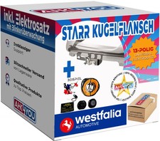 Gancio di traino Westfalia per Toyota Hilux VII 10-15 flangia a sfera rigida + 13 poli ES ABE