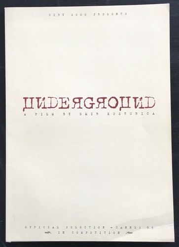 Underground dossier presse - underground,