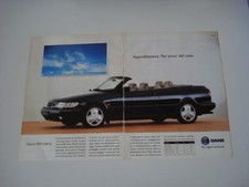 advertising Pubblicità 1995 SAAB 900 CABRIO CABRIOLET