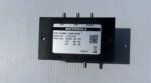 Motorola vhf uhf - motorola, vhf/uhf