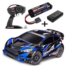 Traxxas TRX74154-4-BLU Ford Fiesta ST Rally Brushless BL-2s + 3000 Lipo + USB