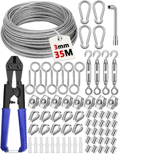 Mwzeaul 35m cavo acciaio - mwzeaul,
