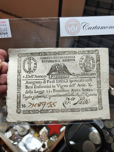Assegnato banconota paoli - 10,