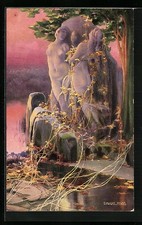 Cartolina artistica firmata