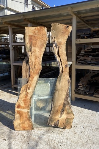 Coppia tavole legno di - di,