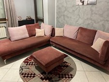 2 Divani con puffo tessuto viola 270x230