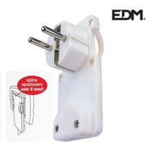SPINA SPAZIOZERO SALVASPAZIO STANDARD FRANCO / TEDESCA SCHUKO 16A  "EDM" BIANCA