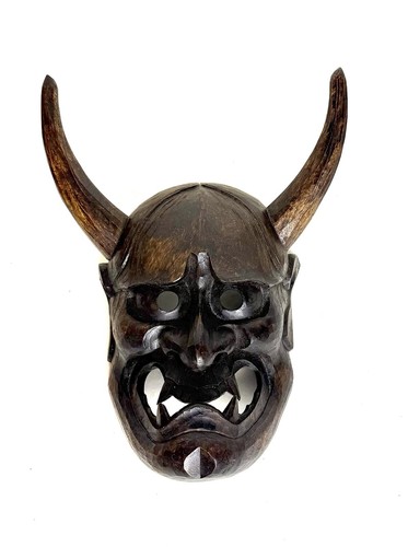 Maschera giapponese legno - giapponese,