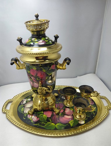 Piccolo samovar russo vintage - russo,