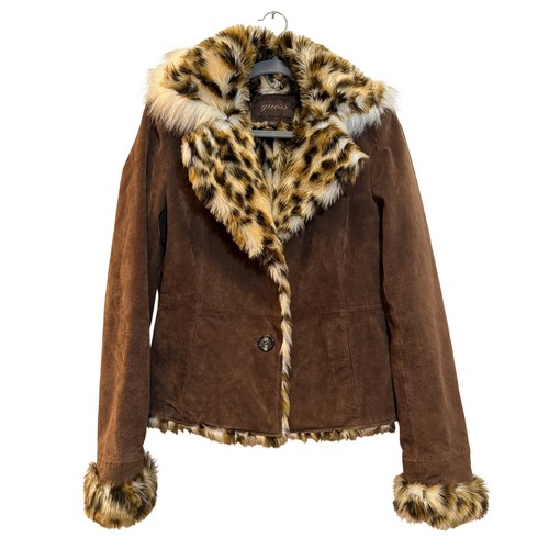 Giacca guess pelle scamosciata - giacca,