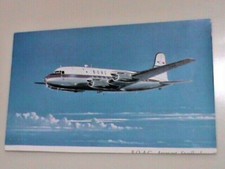 Cartolina colori Aereo B.O.A.C. BOAC Argonaut Speebird Canadair FP NV