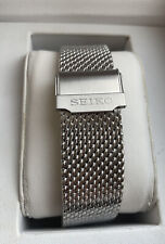 seiko 18mm maglia acciaio inox