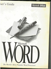 Microsoft Word versione 6.0 1994 manuale manuale utente