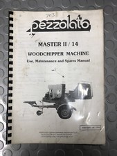PEZZOLATO MASTER II / 14 MANUTENZIONE E RICAMBI CIPPATRICE MANUALE