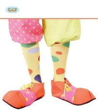CALZE CLOWN GIALLE A POIS