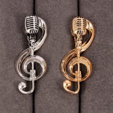 Spilla musicale microfono in