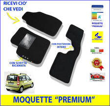 KIT 3 Pezzi Tappeti Tappetini in Moquette per Panda 2 169 dal 09/2003 - 01/2012