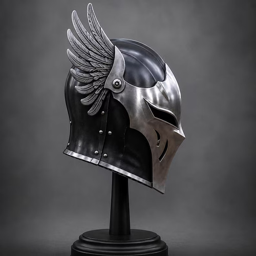 Elmetto cavaliere alato - cavaliere,