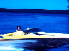 Motoscafo Super 8 Film Glastron GT 160 anni 70 Home Movie Wisconsin Lake giallo
