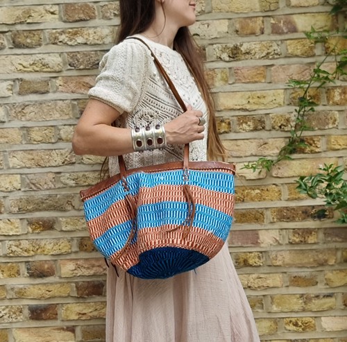 Grande borsa secchiello in - a,