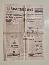 GAZZETTA DELLO SPORT 24 DICEMBRE 1969  SQUALIFICA SCOPIGNO CAGLIARI GUARDALINEE