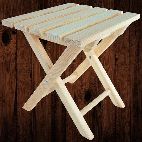 Sgabello pieghevole legno - pieghevole,