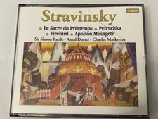STRAVINSKY Le Sacre Du Printemps Petruchka Firebird Apollon Musagete 2 CD