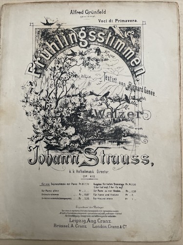 Voci primavera johann - primavera,