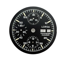 Lorsa - 7750 Valjoux - Cronografo - Quadrante - NOS - Nuovo Old