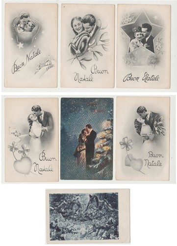 Cartoline buon natale vintage - buon,