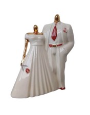 *HH* Bellissima Statuina Statua Porcellana Capodimonte Sposi Sposini Matrimonio