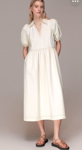 Whistles rina abito - midi, denim