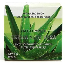 Face Complex Crema Aloe Vera Antiossidante Anti Aging Viso Corpo Infiammazioni