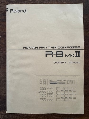 Roland ii manuale - r8, mk