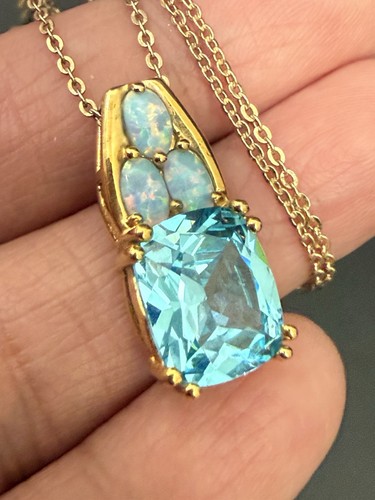 Collana con ciondolo - , opale