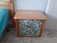 comodino camera da letto con 2 cassetti 