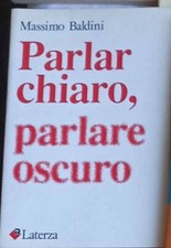 LIBRO PARLAR CHIARO PARLARE OSCURO